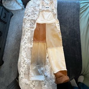 Adorable overalls , size medium , true to size- brand new with no tags